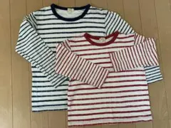 ハッシュアッシュ　長袖Tシャツ 2枚セット 120cm 140cm お揃い