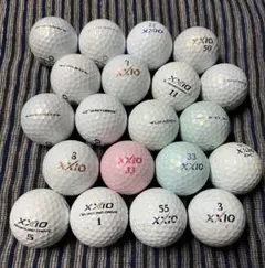 XXIO ゴルフボール 20個セット ロストボールのサムネイル