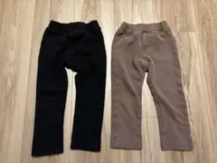 dev!rock 90cm 黒　茶色　ストレッチパンツ