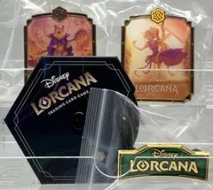 ディズニー ロルカナ ピンバッジ 紙製ロアカウンター 4個セット