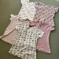 ベビー半袖シャツセット 90cm 5枚組