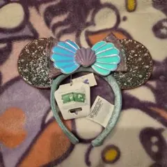 香港ディズニーランド　カチューシャ　リトルマーメイド　アリエル