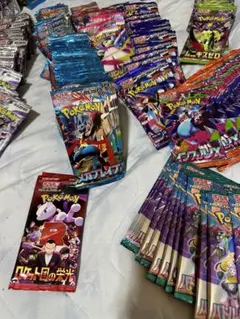 う*ー様 ポケモンカードゲーム サーチ済み未開封パック 空箱おまけ付き