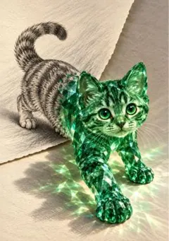 猫　生成画像　写真L版