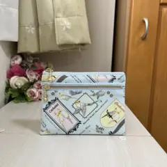 オカメインコ　ワッペン柄　インコ　お財布ポーチ　コンパクト　ハンドメイド