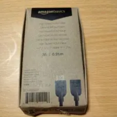 AmazonBasics ハイスピードHDMIケーブル 0.91mのサムネイル