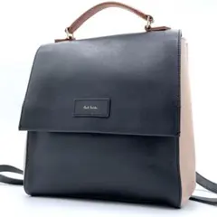 極美品✨ポールスミス　ミニリュック　カラーブロック　2way　黒　ピンク