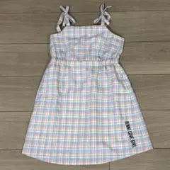 ジェニィラブ　チェック　キャミソールワンピース