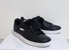 美品【PUMA】黒スニーカー/白ソール4(23cm)
