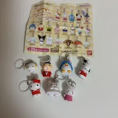 サンリオキャラクター めじるしアクセサリー 7種 カプセルトイ