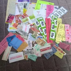 poyo☆彡ジャンク素材 50点以上 おすそ分け コラージュ素材 チケット B poyo☆彡ジャンク素材 50点以上 おすそ分け コラージュ素材 チケット