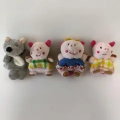 3匹のこぶた指人形4体セットのサムネイル