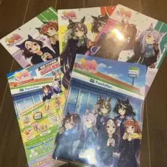ウマ娘　クリアファイル　ファミリーマート　4枚セット おまけ付き