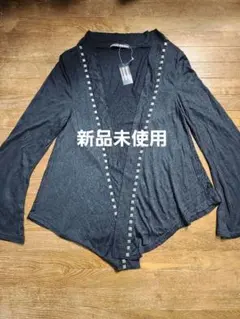 glammynet glammynet グラミー　スタッズ飾りカーディガン　M
