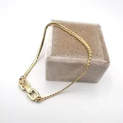 ジバンシィ ジバンシー ブレスレット ヘリンボーンチェーン 細め 