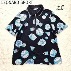 LEONARD SPORT/レオナール 半袖ポロシャツ ニット 40 黒 日本製 - メルカリ