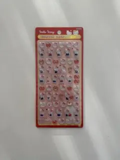 【新品】サンリオ ボンボンドロップシールミニ　キティ　ハローキティ