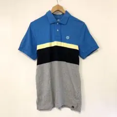 Nike(USA)ビンテージコットンボーダーポロシャツ　風車ロゴ