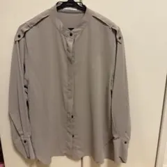 オペークドットクリップ　ブラウス