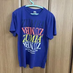 ZUMBA ロゴプリント Tシャツ XS/S 紫
