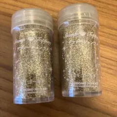 匿名取引　こどものかお Stamp Topping デコレーションラメ ゴールド