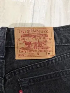 【真骨頂】90s Levi's 560 ブラック USA製 W31相当 激レア
