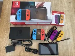 Nintendo Switch ネオンブルー/本体➕別売りジョイコン２個セット