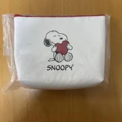 DHC ノベルティスヌーピー ポーチとミラーセット　ハート