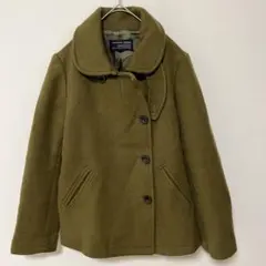 アーバンリサーチドアーズ Pコート メルトン ウール 40 L カーキ オリーブ