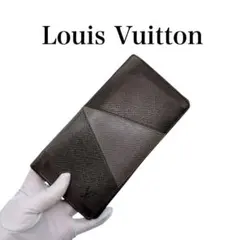 ルイヴィトン M30715 タイガ ポルトフォイユブラザNM 長財布 美品