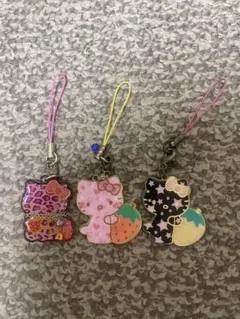 ハローキティ キーホルダー 3個セット 栃木県限定