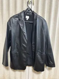 H&M ブラック レザージャケット Sサイズ