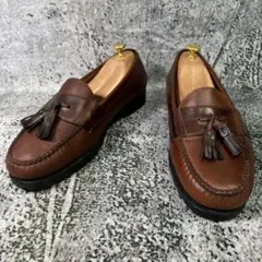 美品 コールハーン タッセルローファー ブラウン 緑タグ メキシコ製