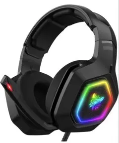 ゲーミング ヘッドセット マイク 付き ヘッドホン USB お洒落
