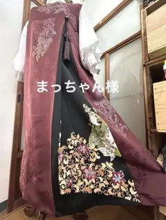 日向向日葵　着物リメイクワンピースNo.543