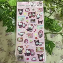 ラメ入り樹脂もりシール キティ