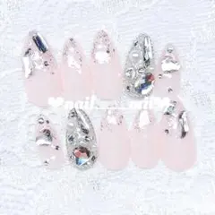 ネイルチップ 量産型 ワンホン フレンチガーリー 韓国 バレエコア オーダー 白