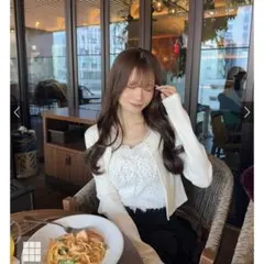 レース花柄リブキャミソール[ze888]