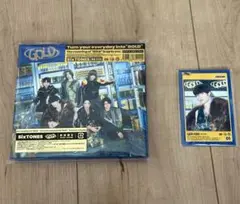 SixTONES GOLD 初回盤B 特典付き