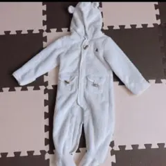 ベビーギャップ　ロンパース　アウター　防寒ロンパース　80 くま耳