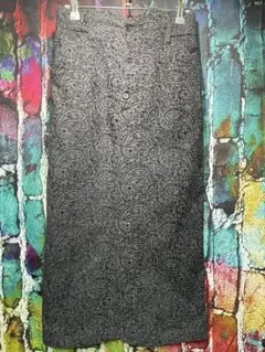 PAGE BOY ページボーイ ペイズリー柄 ロングスカート size M