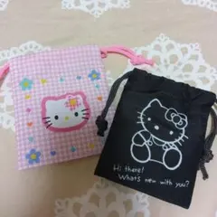 HELLO KITTYミニ巾着 2点セット