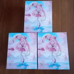 初音ミク 桜ミク AMP+ フィギュア 桜ドレスver. ３体セット
