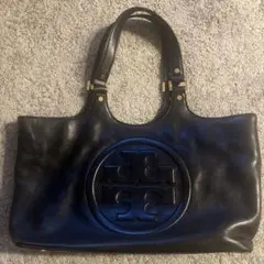 Tory Burch 黒 レザートートバッグ