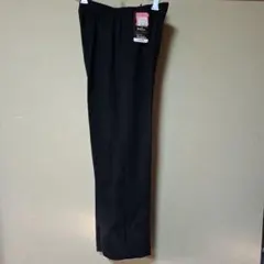 暖ストレッチエレガントブラックパンツ