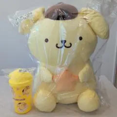 サンリオ 当りくじ ポムポムプリン ぬいぐるみ タンブラー サンリオくじ