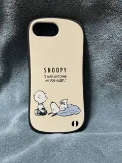 スヌーピー iPhone16e 17e ケース　スリーピング
