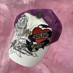 エドハーディー edhardy キャップ 00s 平成 ギャル 海外 紫のサムネイル