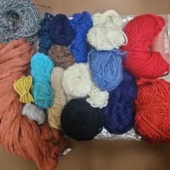 ★毛糸たち④★毛糸セット 多色 アクリル コットン　ウール　同梱不可　毛糸セット