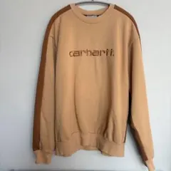 carhartt ベージュ スウェット トレーナー